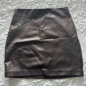 Dynamite Faux Leather Skirt